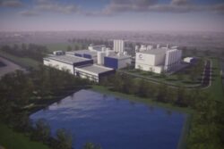 Image: Rendering of the world's first biorecycling plant in France; Copyright: CARBIOS
